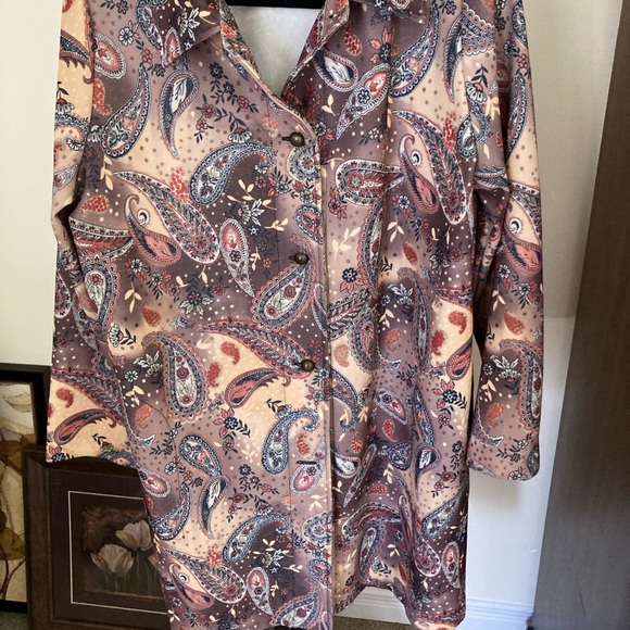 Vintage Weekenders 2 pc Long Jacket (knee length) with matching top - Picture 3 of 11